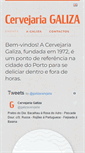 Mobile Screenshot of cervejariagaliza.com